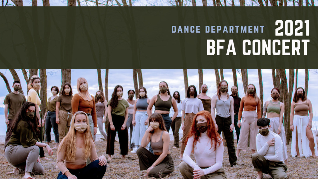 An event header for a Dance BFA Concert.