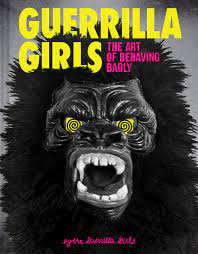 An ebook cover for "Guerrila Girls."