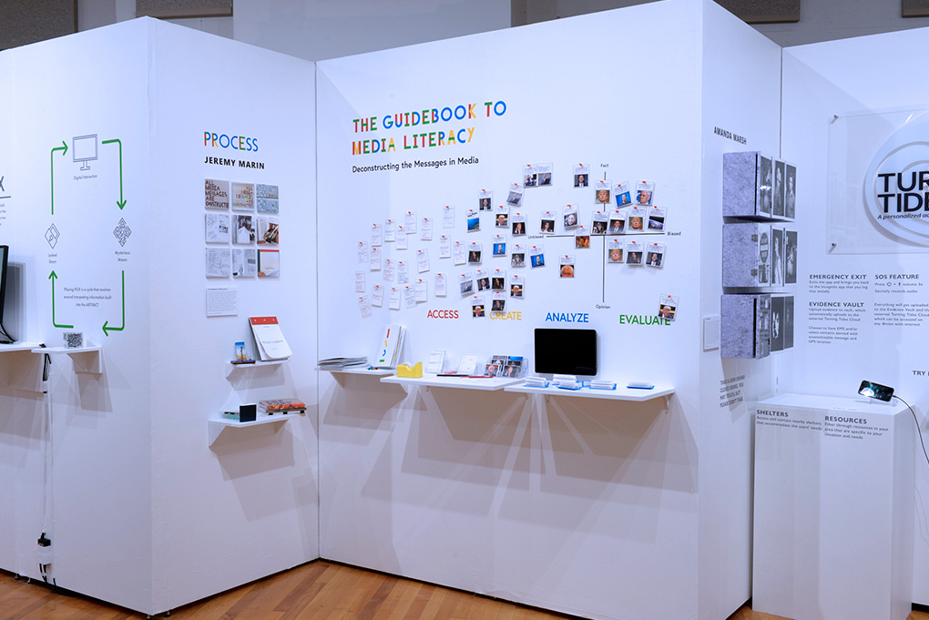 Final Cornish BFA Exhibition for design student