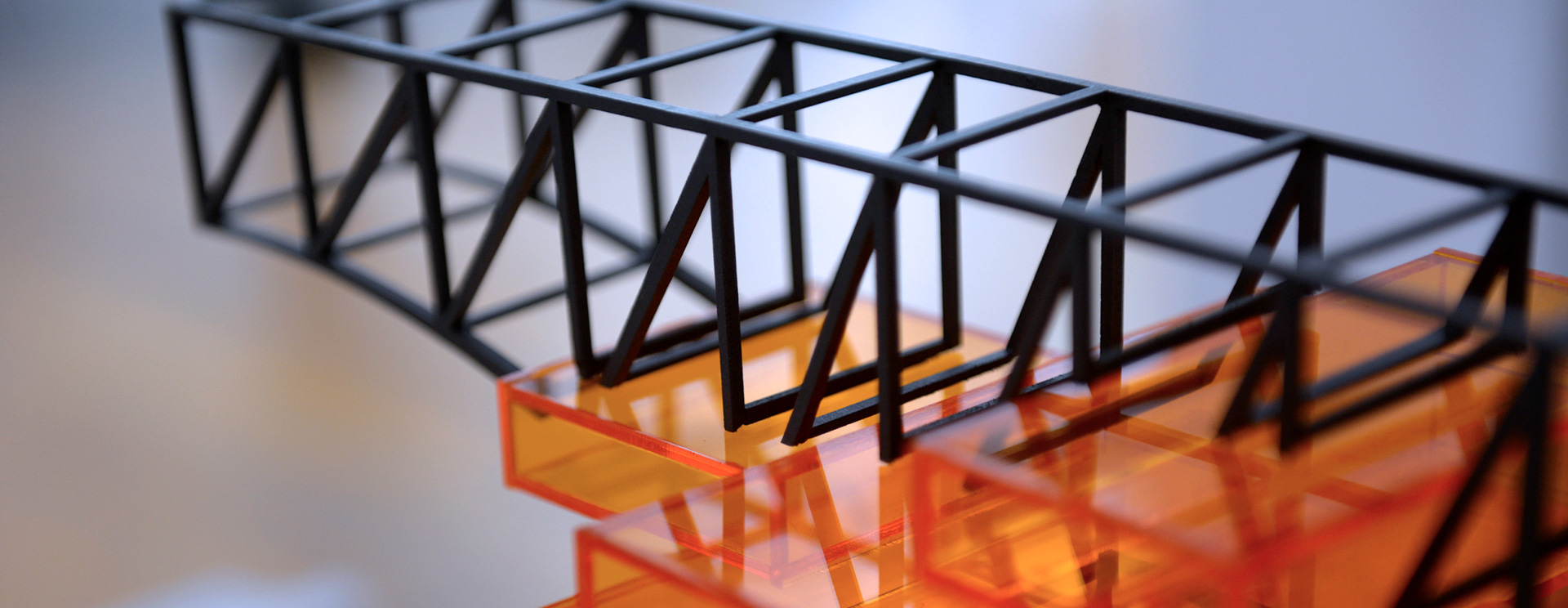 Interior Architecture Work (close-up of model)