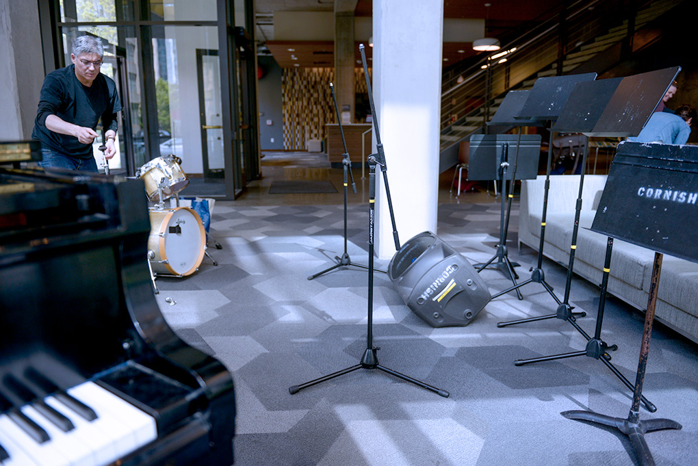 Music Performance in Commons residence building