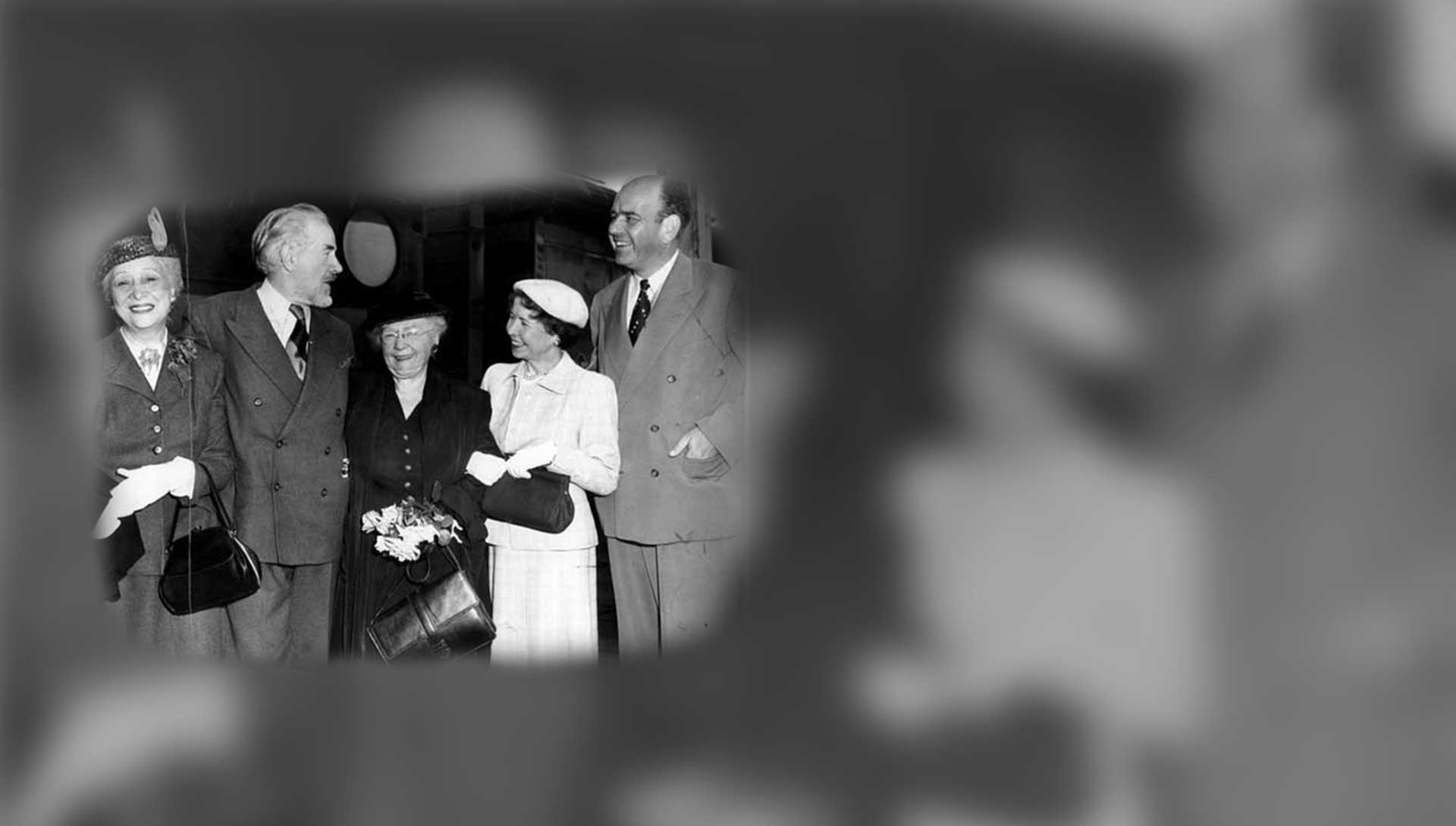 Nellie Cornish with Mark Tobey in 1951