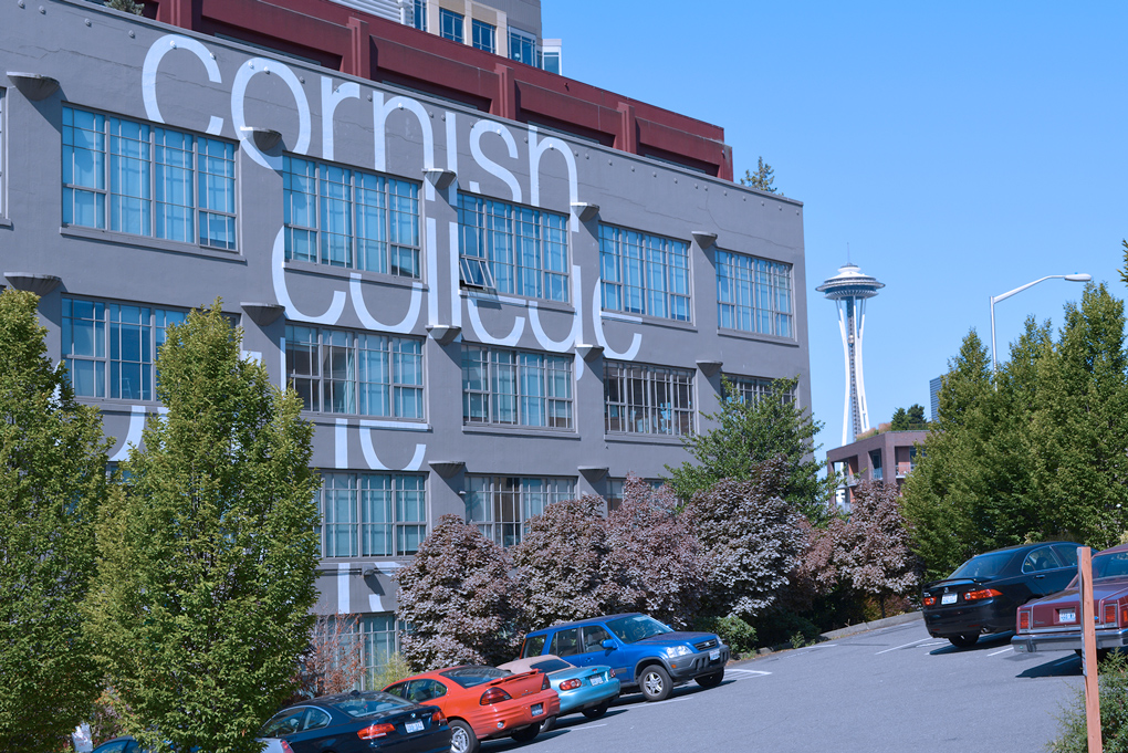 Cornish Campus MCC building with Space Needle