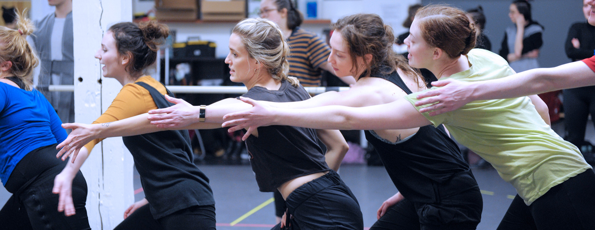 Theater Students in Rehearsal