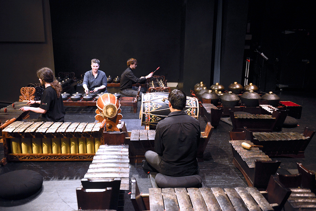 Gamelan Ensemble performing at PONCHO
