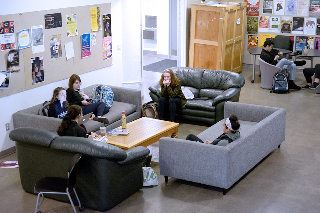 Students in Lounge