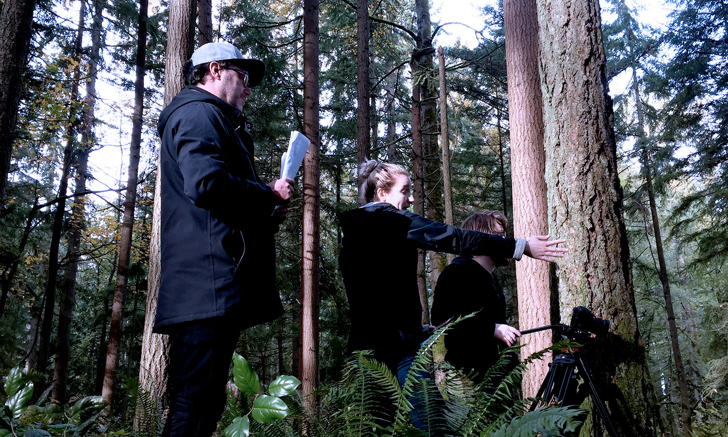 student film shoot directing