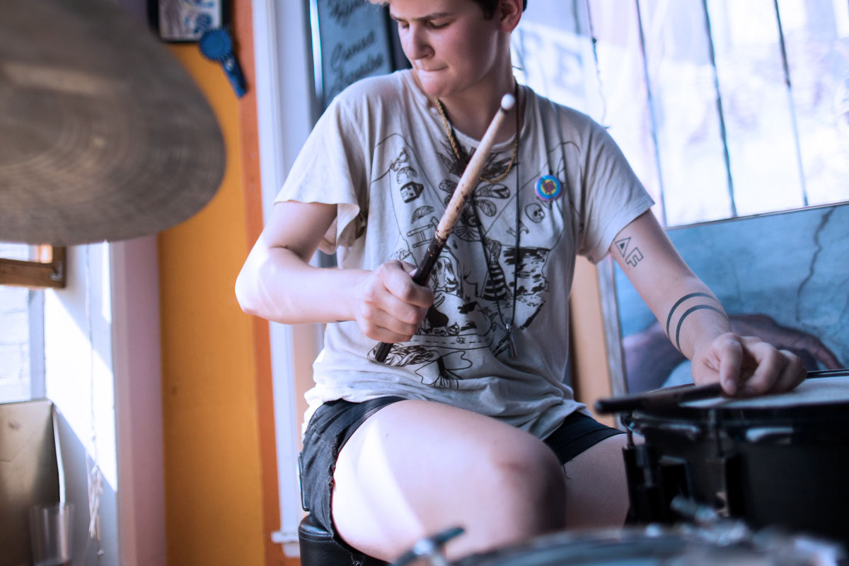 drummer playing day show