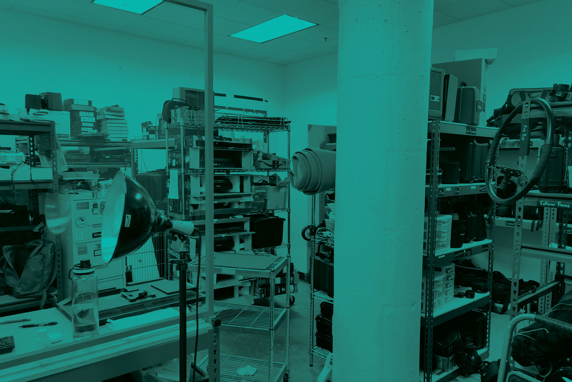 Equipment Library blue filter