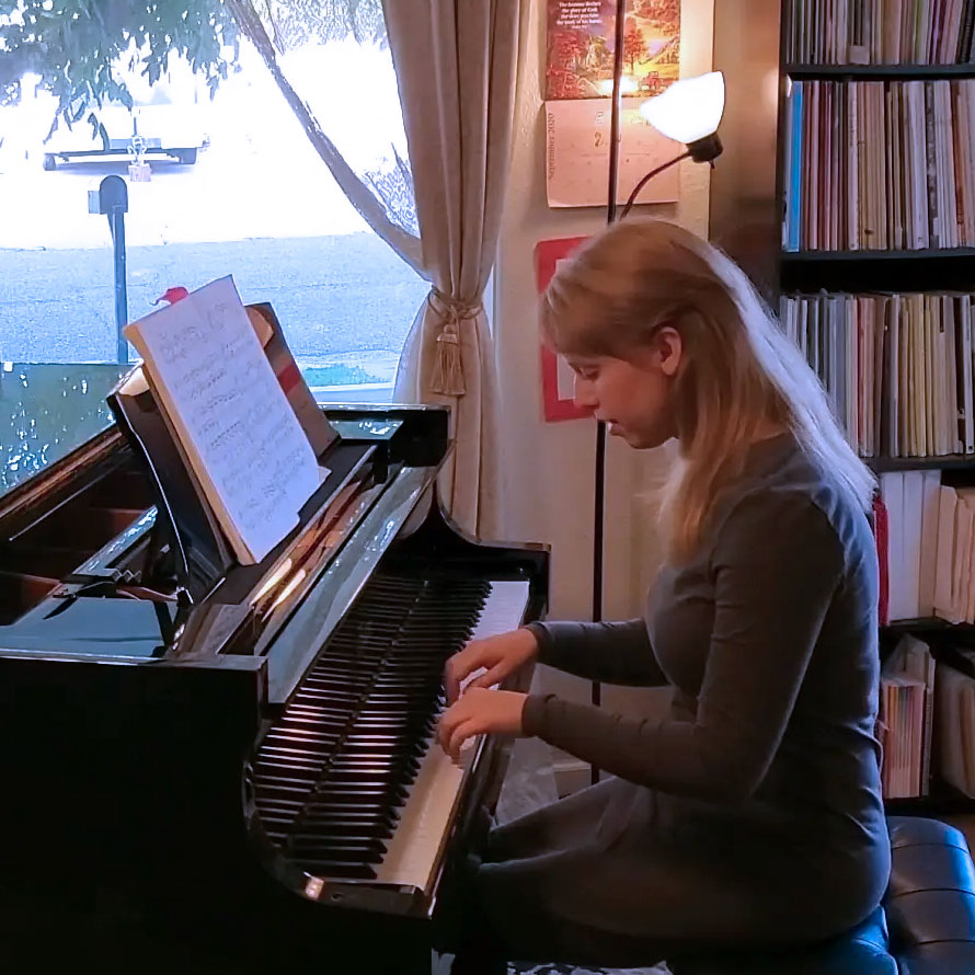 Rebekah Carter plays Beethoven