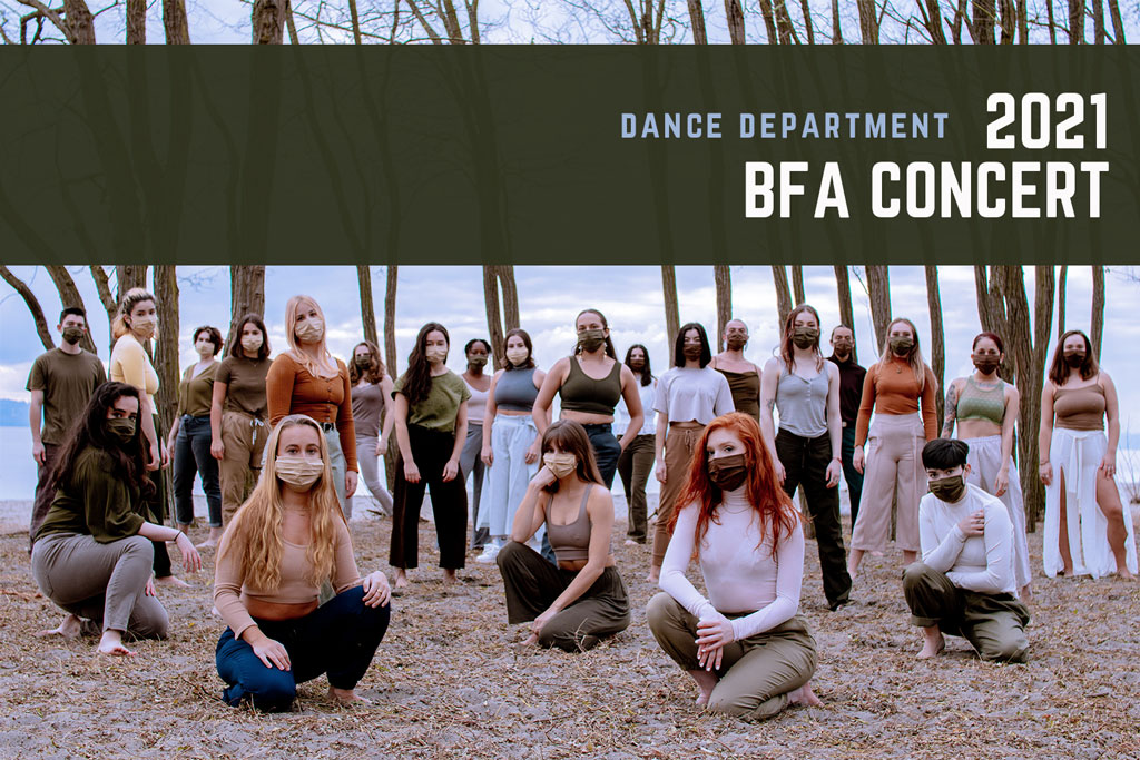 dance department 2021 BFA concert