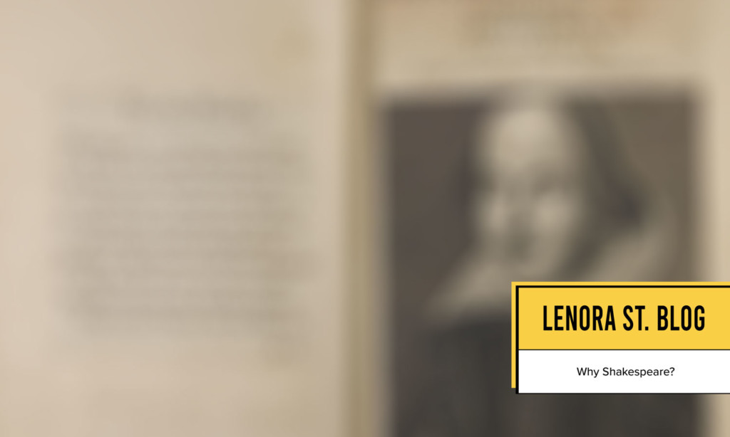 lenora st blog why shakespeare