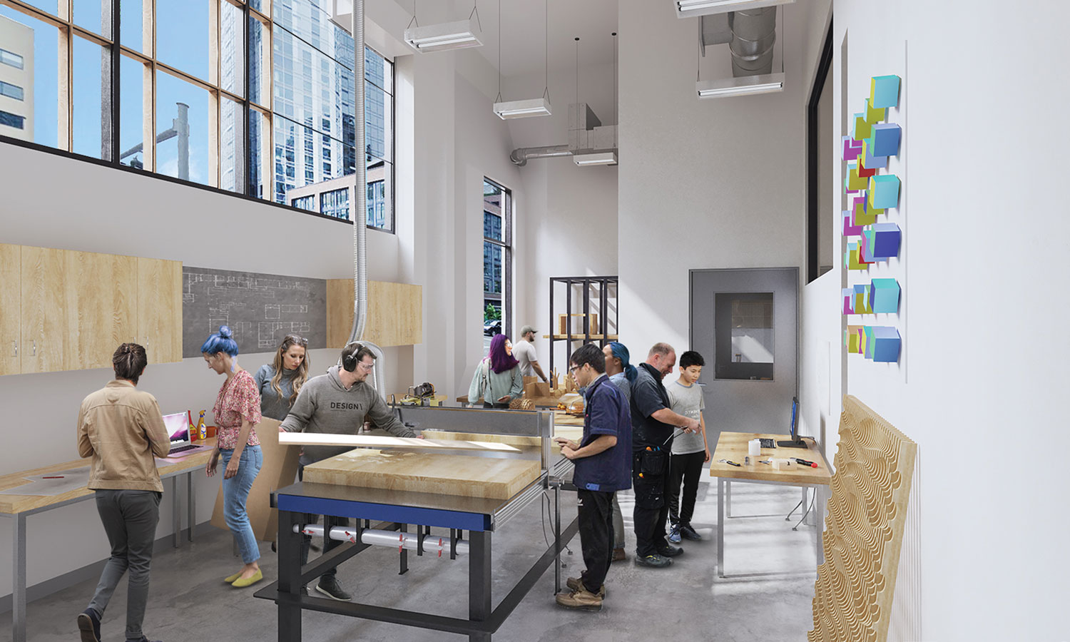 Fabrication Studio Rendering