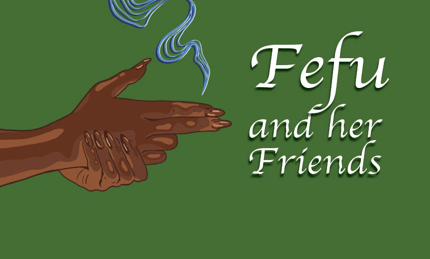 Primarily green graphic with a hand making the shape of a gun with smoke extending from the pointer finger. Text reads 