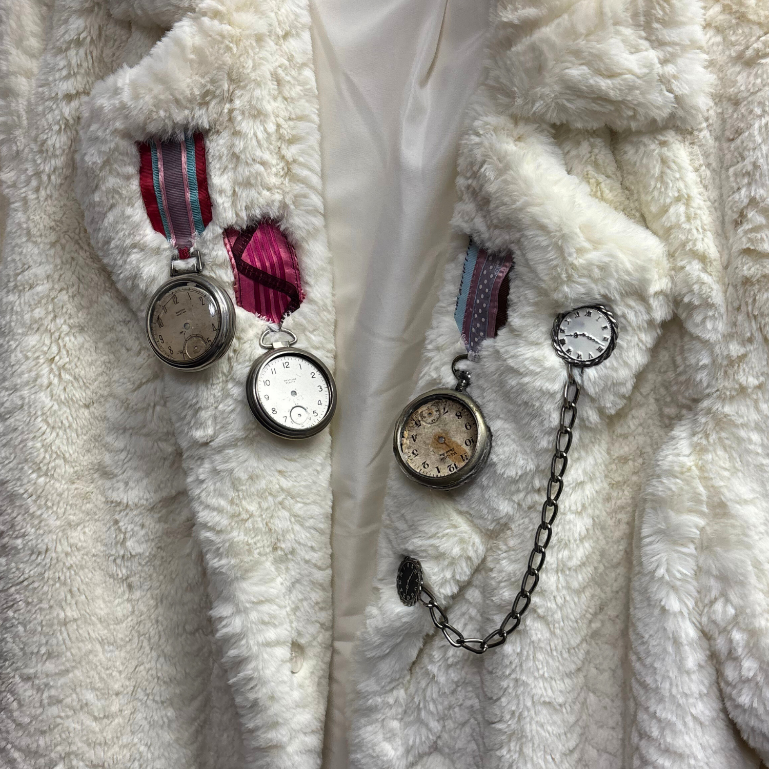 time piece details of White Rabbit costume
