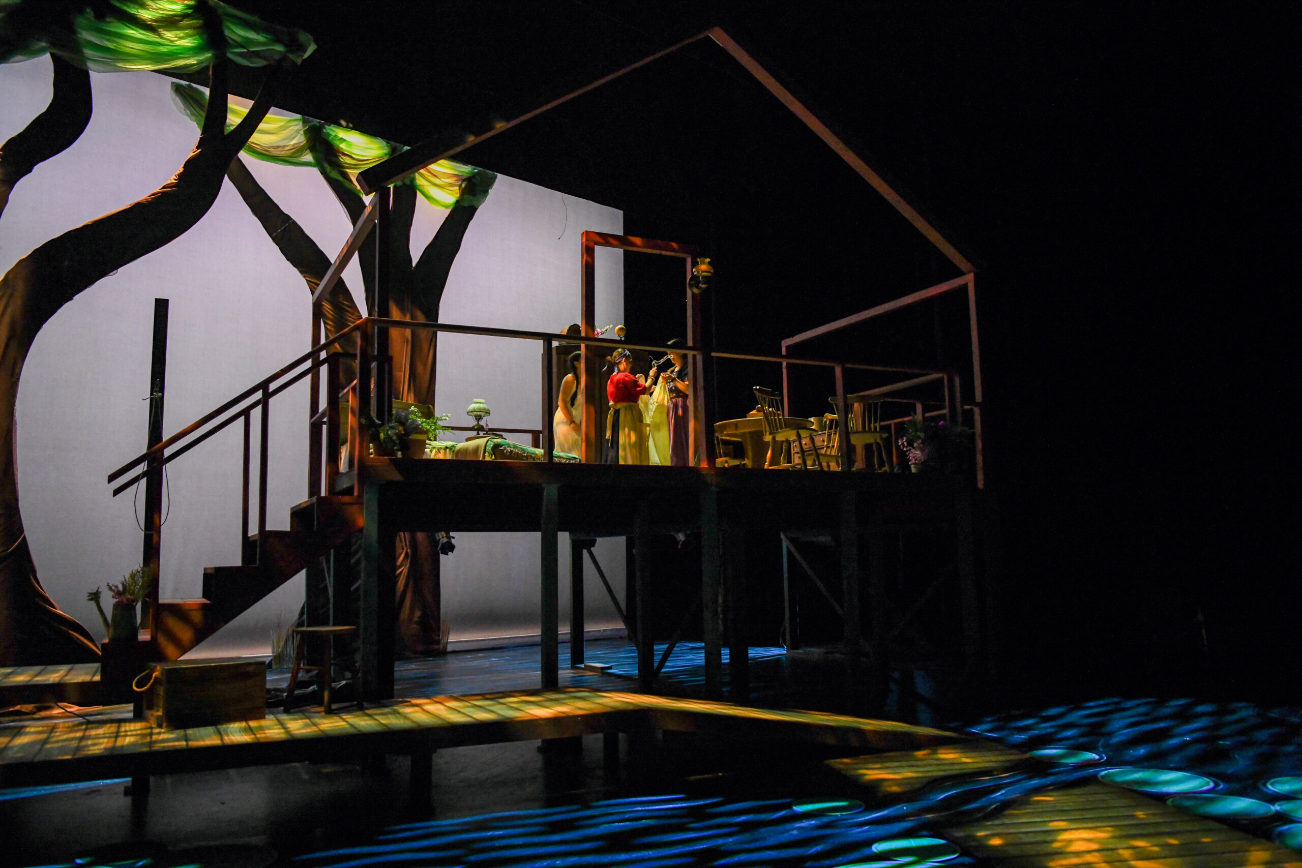 Stage production of The River Bride at the Cornish Playhouse