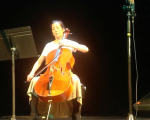 Moonbeam Reflections on Ocean Waves for Solo Cello by Alex Michels (BM '20)
