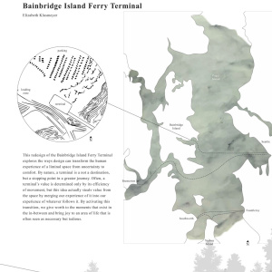 Bainbridge Island Ferry Terminal Redesign by Elizabeth Klusmeyer